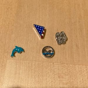 Lot of origami owl charms